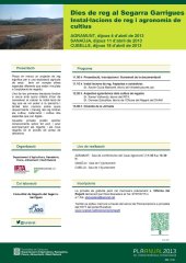 DIES DE REG AL SEGARRA-GARRIGUES