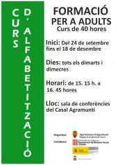 CURS D’ALFABETITZACIÓ PER A ADULTS