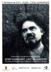 PRESENTACIÓ A AGRAMUNT DE L'AUDIOVISUAL JOSEP GUINOVART, L'ART EN LLIBERTAT CREAT PER PEP PUIG